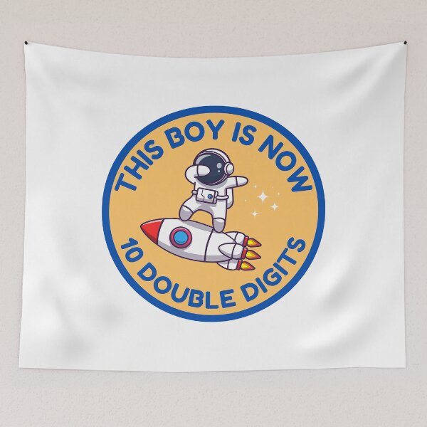 Item preview, This Boy Is Now 10 Double Digits designed and sold by formylovelydog.