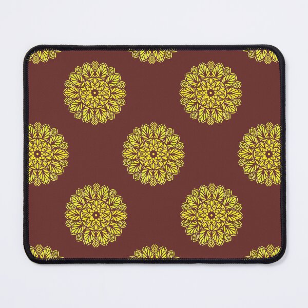 Item preview, Yellow Flower Mandala Pattern designed and sold by KeksWorkroom.