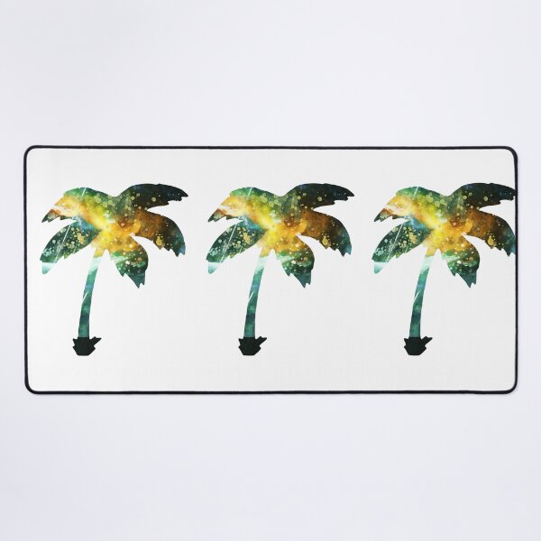 Item preview, Galactic Palm Tree - Borealis Rain Patterns for T-shirts, stickers and other accessories designed and sold by Celestial Reach.