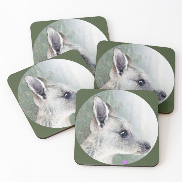 Item preview, Little grey kangaroo joey 3 designed and sold by Trish Hart.