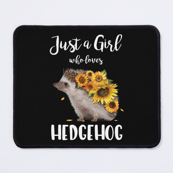 Item preview, Cute Girl Loves Hedgehog Birthday Hippie Sunflower Pet Owner designed and sold by tuanitus.