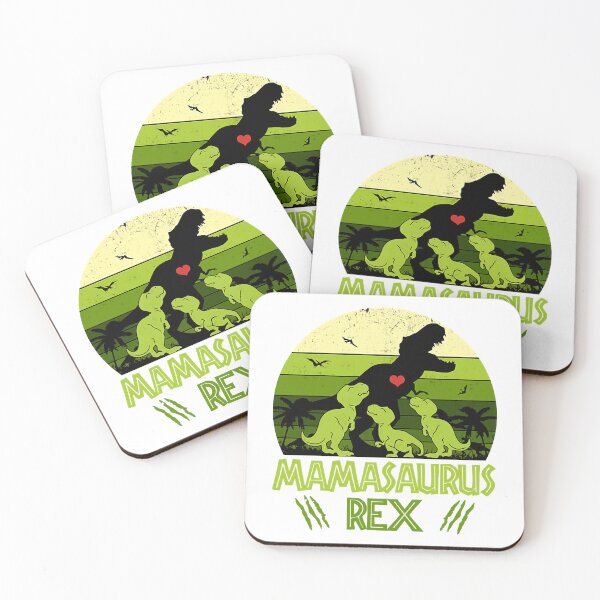 Item preview, Vintage Retro 3 Kids Mamasaurus Dinosaur Lover Gift T-Shirt designed and sold by mdoanquan7.