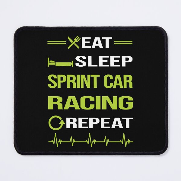 Item preview, Funny Eat Sleep Repeat Sprint Car Cars Racing designed and sold by HappyTshirt1239.