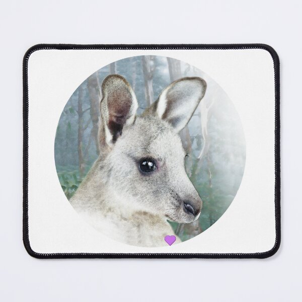 Item preview, little grey kangaroo joey no.1 designed and sold by Trish Hart.