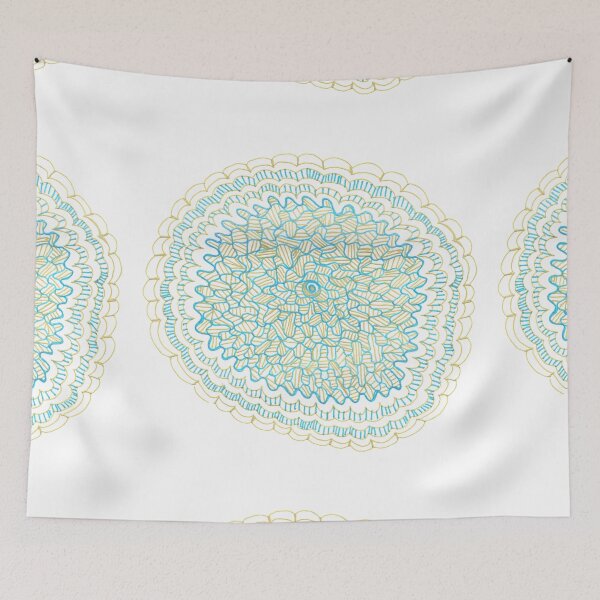 Item preview, Gold & Azure Mandala designed and sold by KazM.