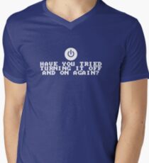 Camiseta de cuello en V ¿Has probado apagar y encender nuevamente?