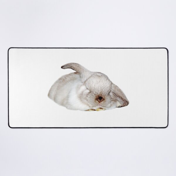 Item preview, teddy snoozing, sleeping bunny designed and sold by Trish Hart.