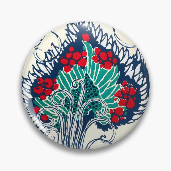 Item preview, Botanical pochoir pattern in Art Nouveau oriental style by E.A. Seguy 1 designed and sold by fivo.