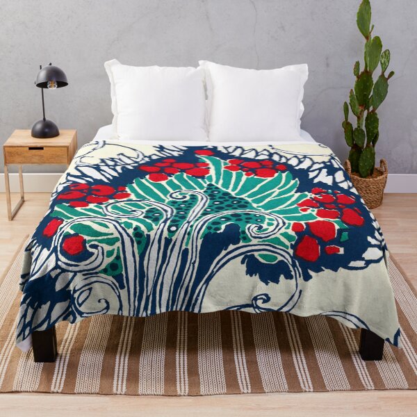 Item preview, Botanical pochoir pattern in Art Nouveau oriental style by E.A. Seguy 1 designed and sold by fivo.