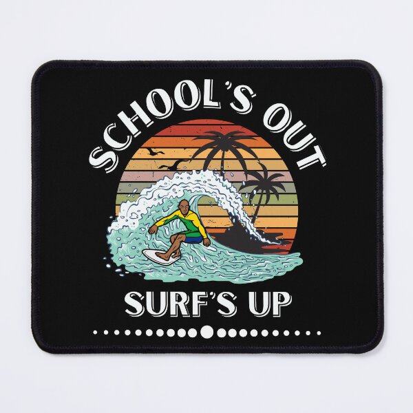 Item preview, School's out Surf's up. Beach surf design for men by dsrdirect designed and sold by dsrdirect.