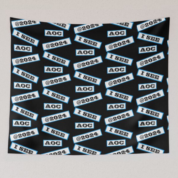 Item preview, AOC see through  Alexandria Ocasio Cotrez I2024 2021          designed and sold by CasaVeraDesign.