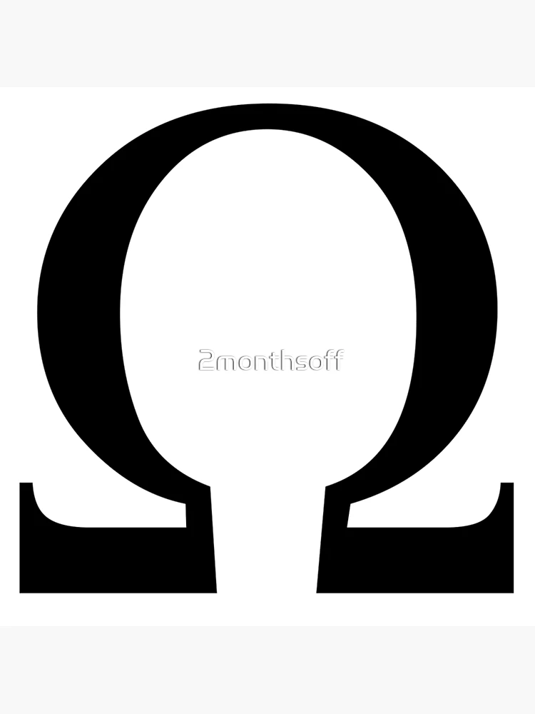 Omega. Greek alphabet