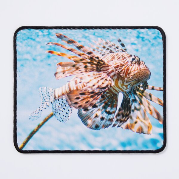 Item preview, Proud Pterois Splashing in Crystal Clear Blue Water - A Thai Aquatic Dream in Hot Summer Day designed and sold by sthNnth.
