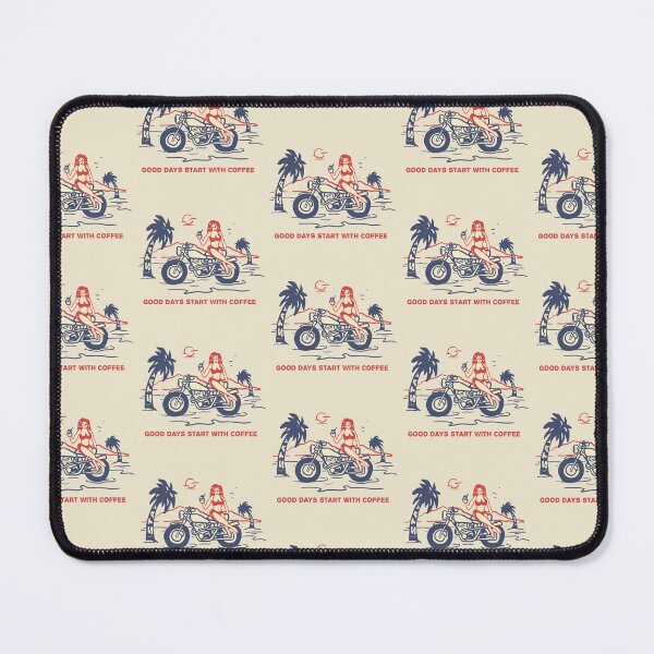 Item preview, GOOD DAYS START WITH COFFEE RETRO BIKE SEXY BIKINI designed and sold by aydapadi.