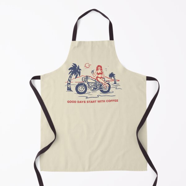 Item preview, GOOD DAYS START WITH COFFEE RETRO BIKE SEXY BIKINI designed and sold by aydapadi.
