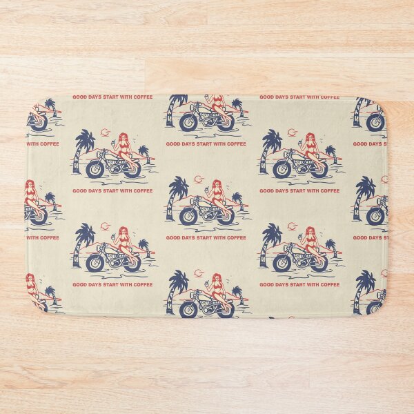Item preview, GOOD DAYS START WITH COFFEE RETRO BIKE SEXY BIKINI designed and sold by aydapadi.