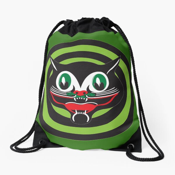 Happy Cat Drawstring Bag