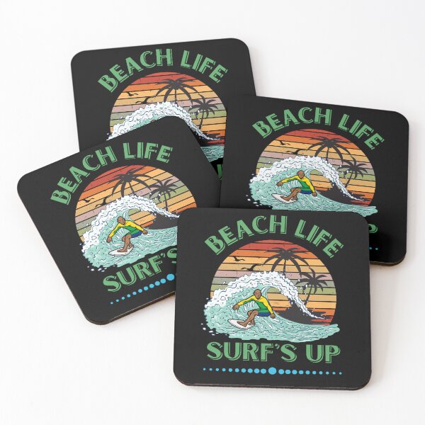 Item preview, Beach Life Surf's up. Beach surf design for men designed and sold by dsrdirect.