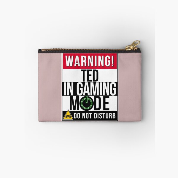 Item preview, Warning Ted In Gaming Mode - Funny Gamer designed and sold by StueysTees.