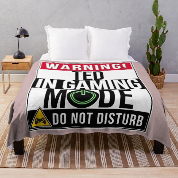 Item preview, Warning Ted In Gaming Mode - Funny Gamer designed and sold by StueysTees.