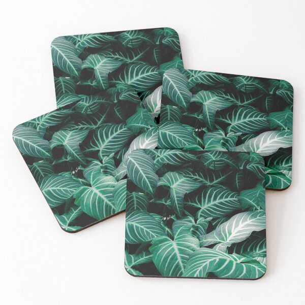 Item preview, "Tropical Greenery" - A close-up photograph of lush, green tropical leaves.  designed and sold by pocketgraphic.