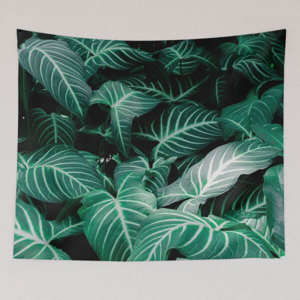 Item preview, "Tropical Greenery" - A close-up photograph of lush, green tropical leaves.  designed and sold by pocketgraphic.