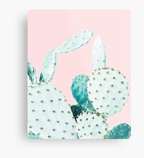 Cacti, Cactus, Cacti print, Cactus art, Desert, Nature, plant, Minimalist, Modern Metal Print