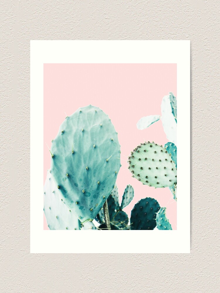 Cactus Wall art Black and White Art Print Minimalist Poster Scandinavian Art Boho Decor Plant Desert Cacti Opuntia Botanical Printable art