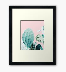 Cacti, Cactus, Cacti print, Cactus art, Desert, Nature, plant, Minimalist, Modern Framed Print