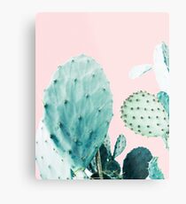 Cacti, Cactus, Cacti print, Cactus art, Desert, Nature, plant, Minimalist, Modern Metal Print