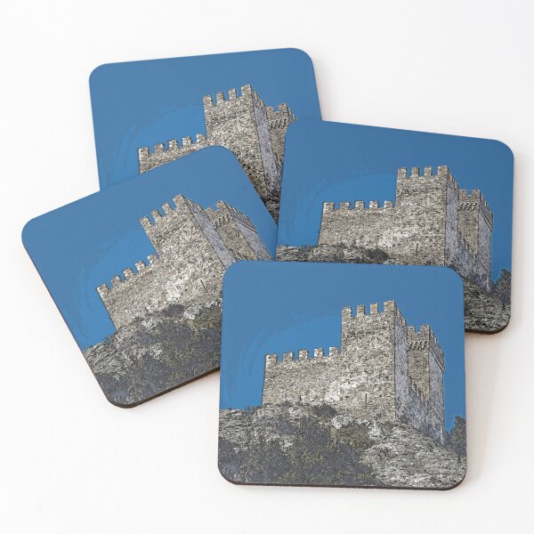 Item preview, Fortress Sudak Crimea Russia mountain landscape color art designed and sold by artdragongift 15.