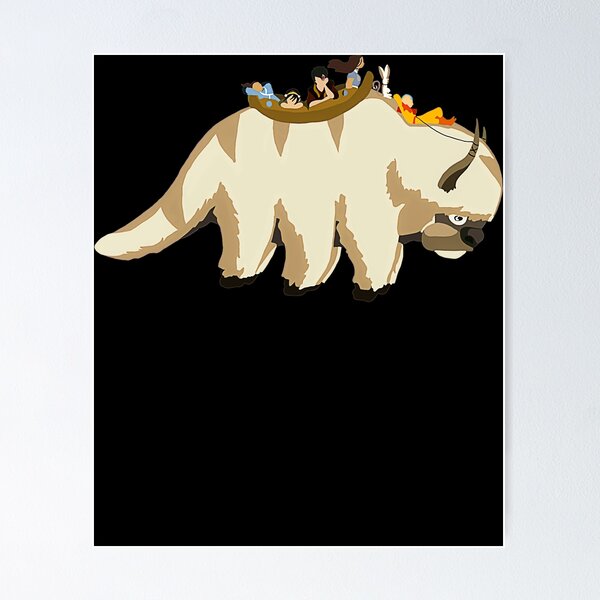 Item preview, TAvatar the last airbender  eam Avatar on Appa designed and sold by Dinahroeder.