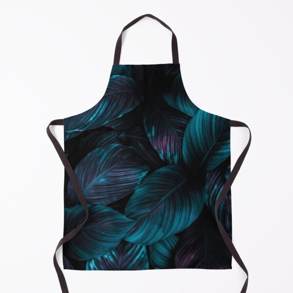 Item preview, "Neon Oasis" - A stunning photograph of blue neon tropical leaves designed and sold by pocketgraphic.