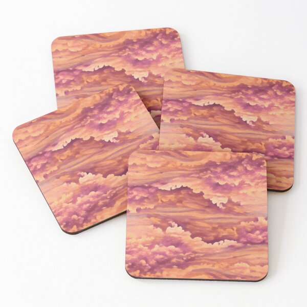 Item preview, sunset in a beautiful pink clouds on the sky designed and sold by siwabudda.