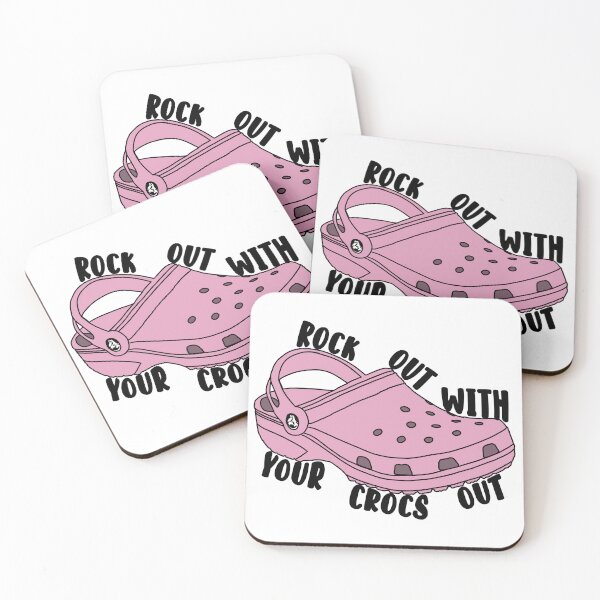 Item preview, “Pink” Rock Out With Your Crocs Out | Croc Squad | Fashion | Clogs | Summer Wear | Fathers Day designed and sold by clients.