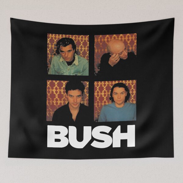 Item preview, Bush Band Square Vintage Retro designed and sold by TrevinoCurtis.