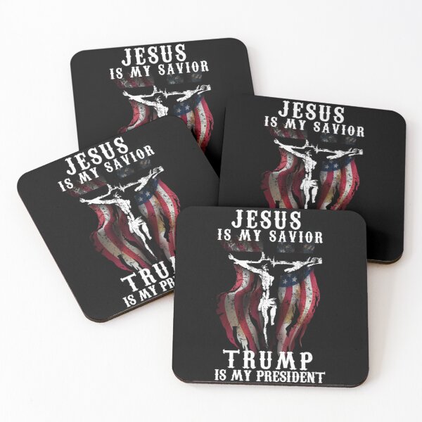 Item preview, Jesus Is My Savior Trump Flag designed and sold by BufFord71.