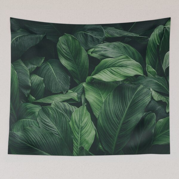 Item preview, Lush Tropical Foliage Print, Green Leaf Wall Art designed and sold by pocketgraphic.