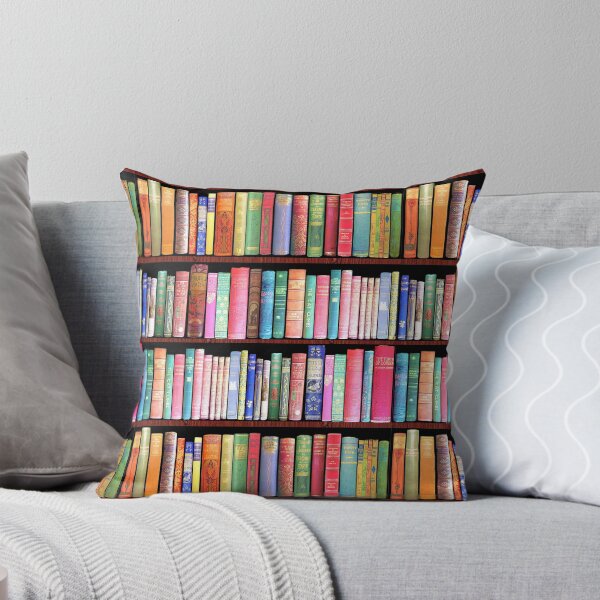 Item preview, Bookworm Antique book library, vintage book shelf designed and sold by MagentaRose.