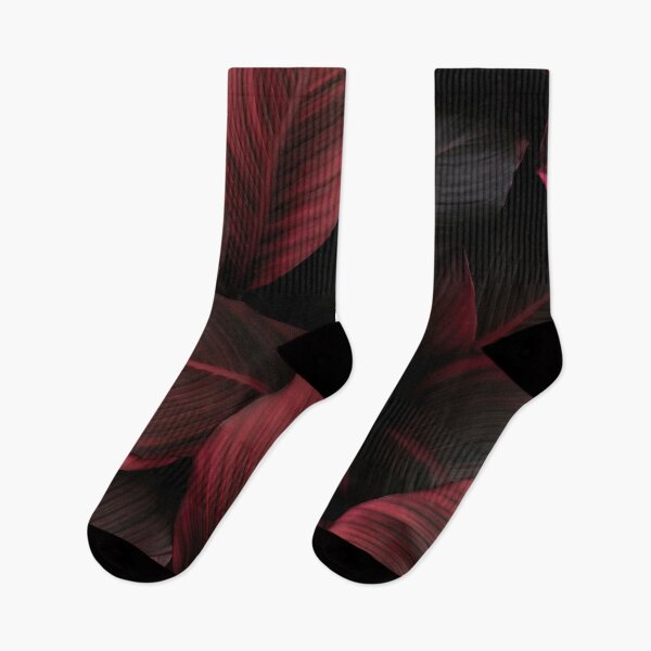Item preview, Fiery Glow of Dark Red Neon Leaves designed and sold by pocketgraphic.