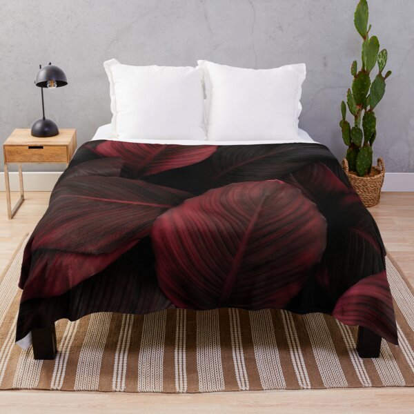 Item preview, Fiery Glow of Dark Red Neon Leaves designed and sold by pocketgraphic.