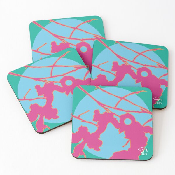 Wine ART_09 Coasters (Set of 4)