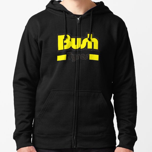 Bush Greedy Fly zip up outlets hoodie