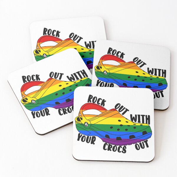 Item preview, Pride | Rock Out With Your Crocs Out | Croc Squad | Fashion | Clogs | Summer Wear | Fathers Day designed and sold by clients.