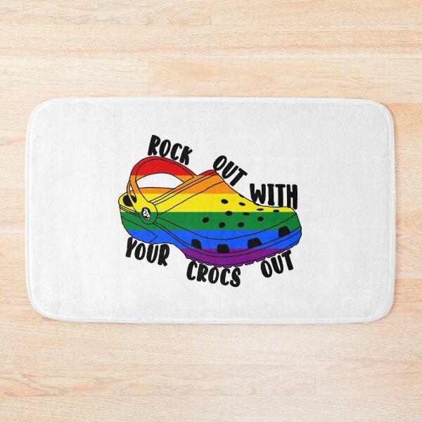 Item preview, Pride | Rock Out With Your Crocs Out | Croc Squad | Fashion | Clogs | Summer Wear | Fathers Day designed and sold by clients.