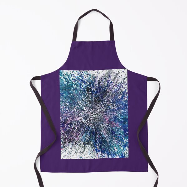 Item preview, The Spiritual Energy Within #497 Multi-colors Cool Jewel Tones New Age 5D Original Hand-painted OOAK Abstract Painting Detail 1 Inspired By Nebula Supernova Starburst Universe Interstellar Space Art  designed and sold by Rainbow Artist Orlando L.
