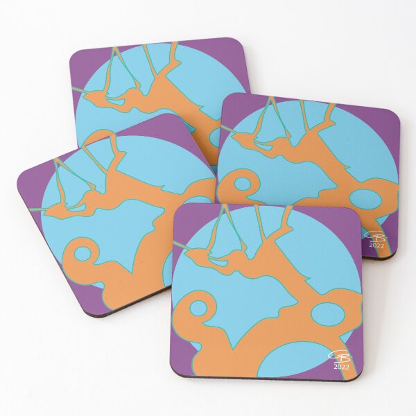 Wine ART_11 Coasters (Set of 4)
