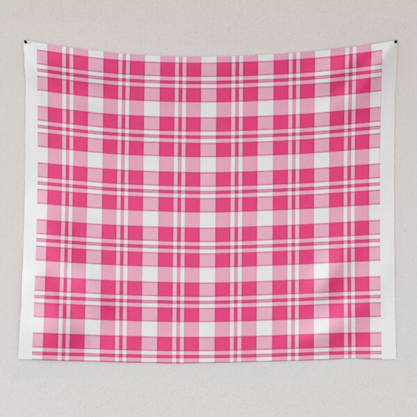 Artikelvorschau, Roter und weißer Tartan entworfen und verkauft von imagology.