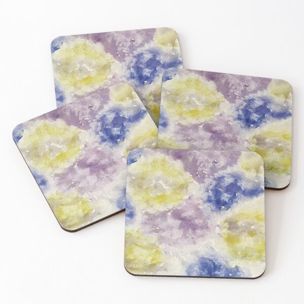 Item preview, watercolor hand painted abstract flowers designed and sold by quinnstyle.
