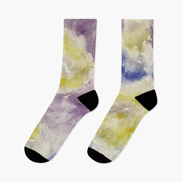 Item preview, watercolor hand painted abstract flowers designed and sold by quinnstyle.
